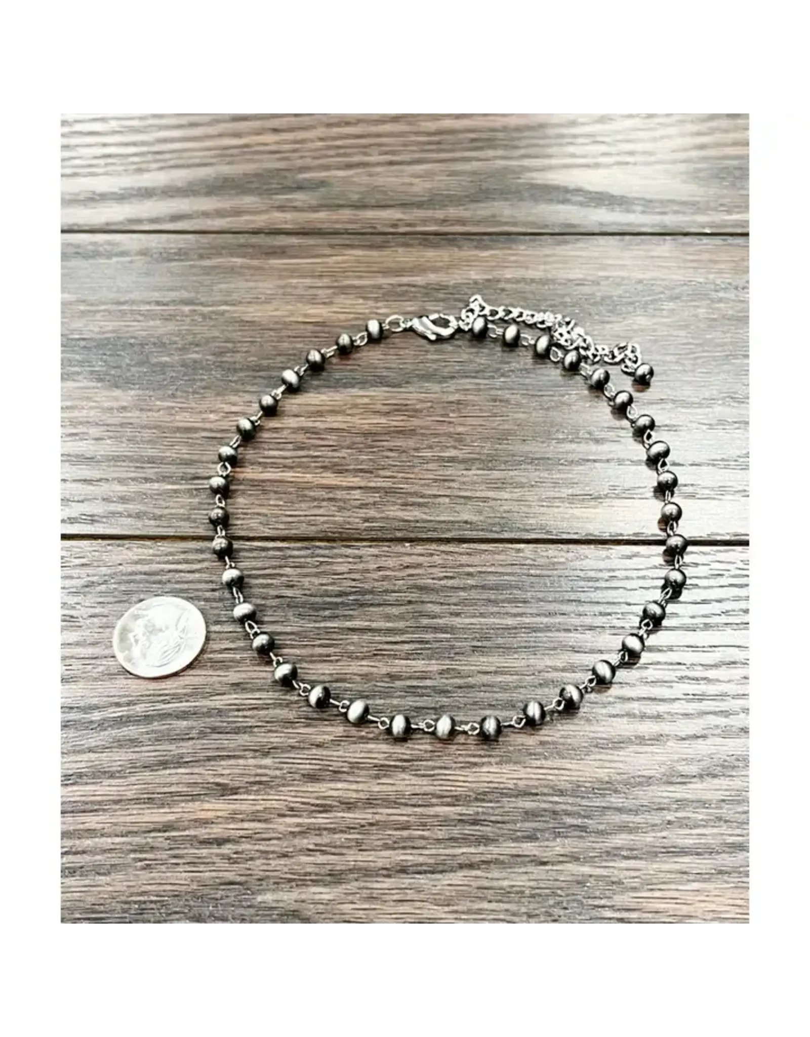 NECKLACE WESTERN NAVAJO PEARL WITH CHAIN LINK 16"