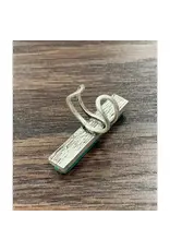 RING ADJUSTABLE TURQUOISE LONG BAR