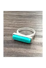 RING WESTERN SIDE BAR TURQUOISE