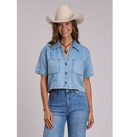 STETSON SHIRT WMS STETSON DENIM CROPPED