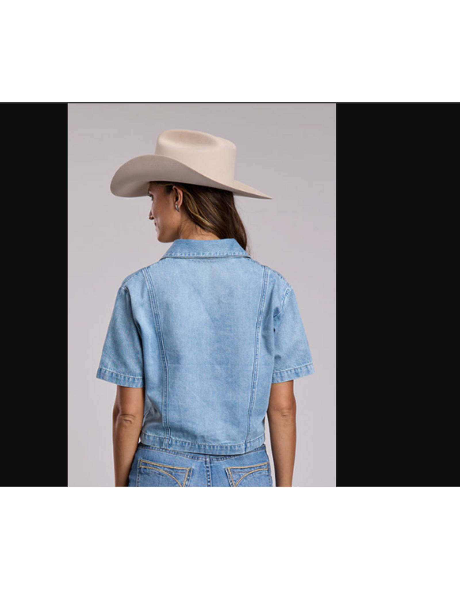 STETSON SHIRT WMS STETSON DENIM CROPPED