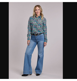 SHIRT WMS ROPER LS SUCCULENTS PRINT