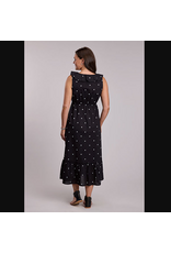 DRESS WMS ROPER BLACK AND WHITE POLKA DOT