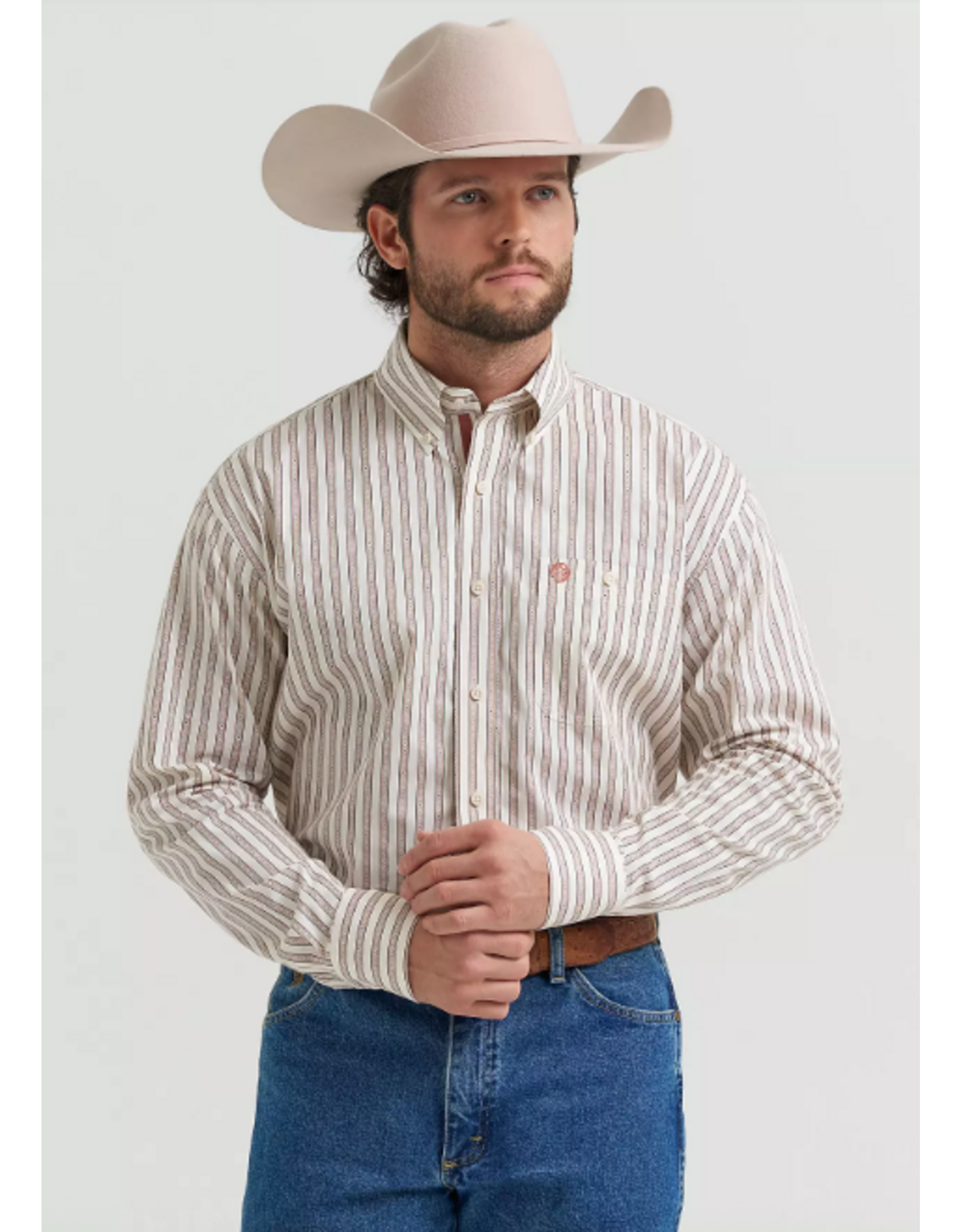 SHIRT L/S MNS GS RUSTED STRIPE
