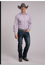 ROPER SHIRT MNS ROPER WINE STRIPE L/S