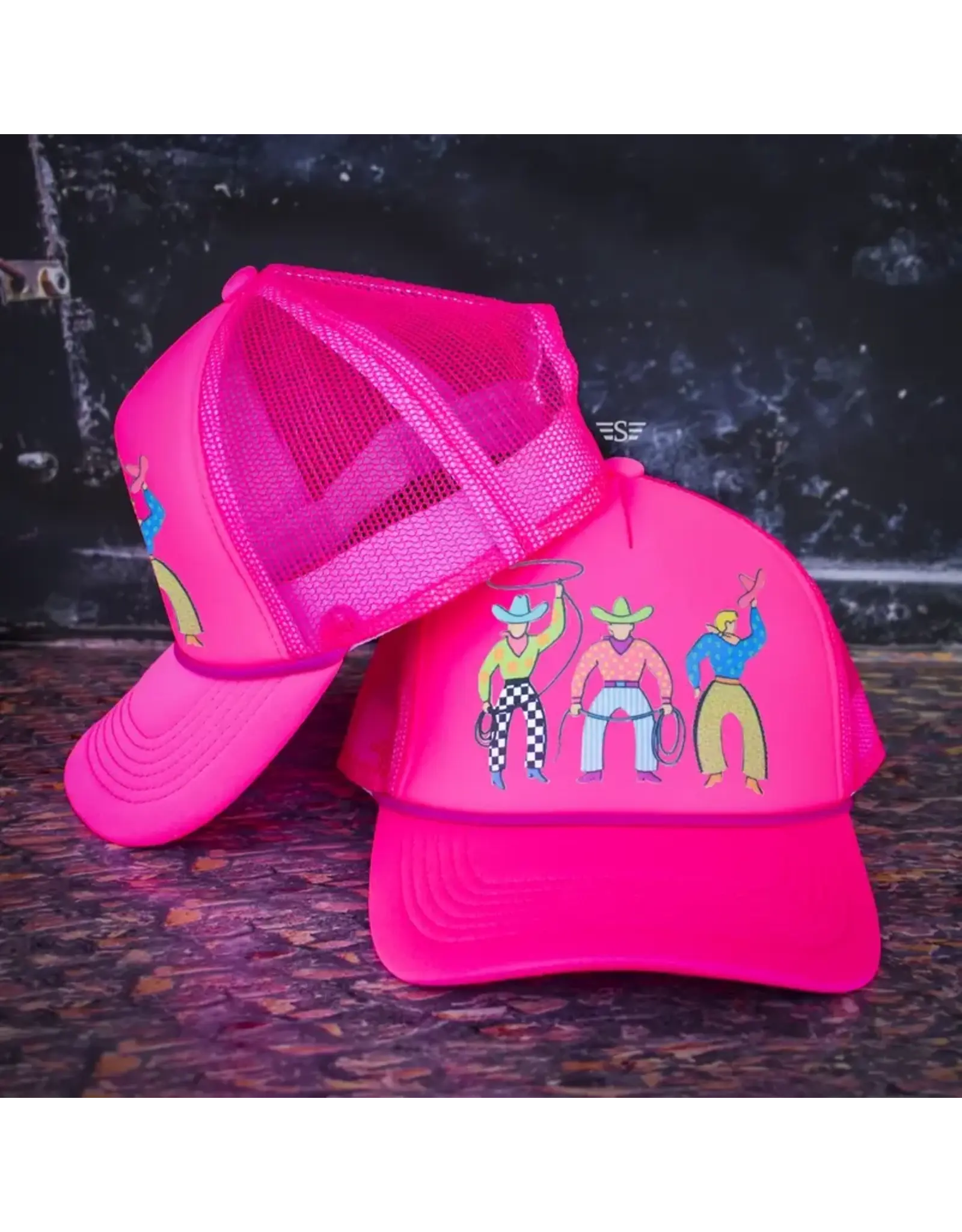 TRUCKER CAP WMS FOAM VINTAGE COWBOY