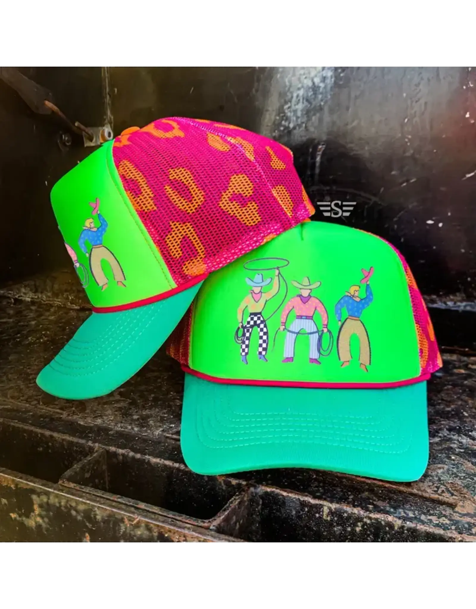 TRUCKER CAP WMS FOAM VINTAGE COWBOY
