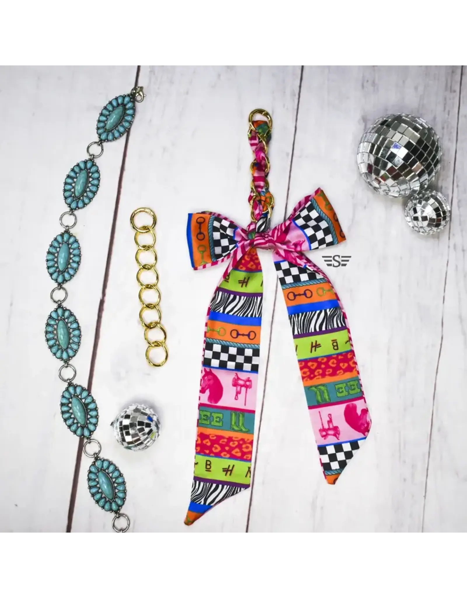 CHUNKY TWILLY NEON RODEO BAG CHARM