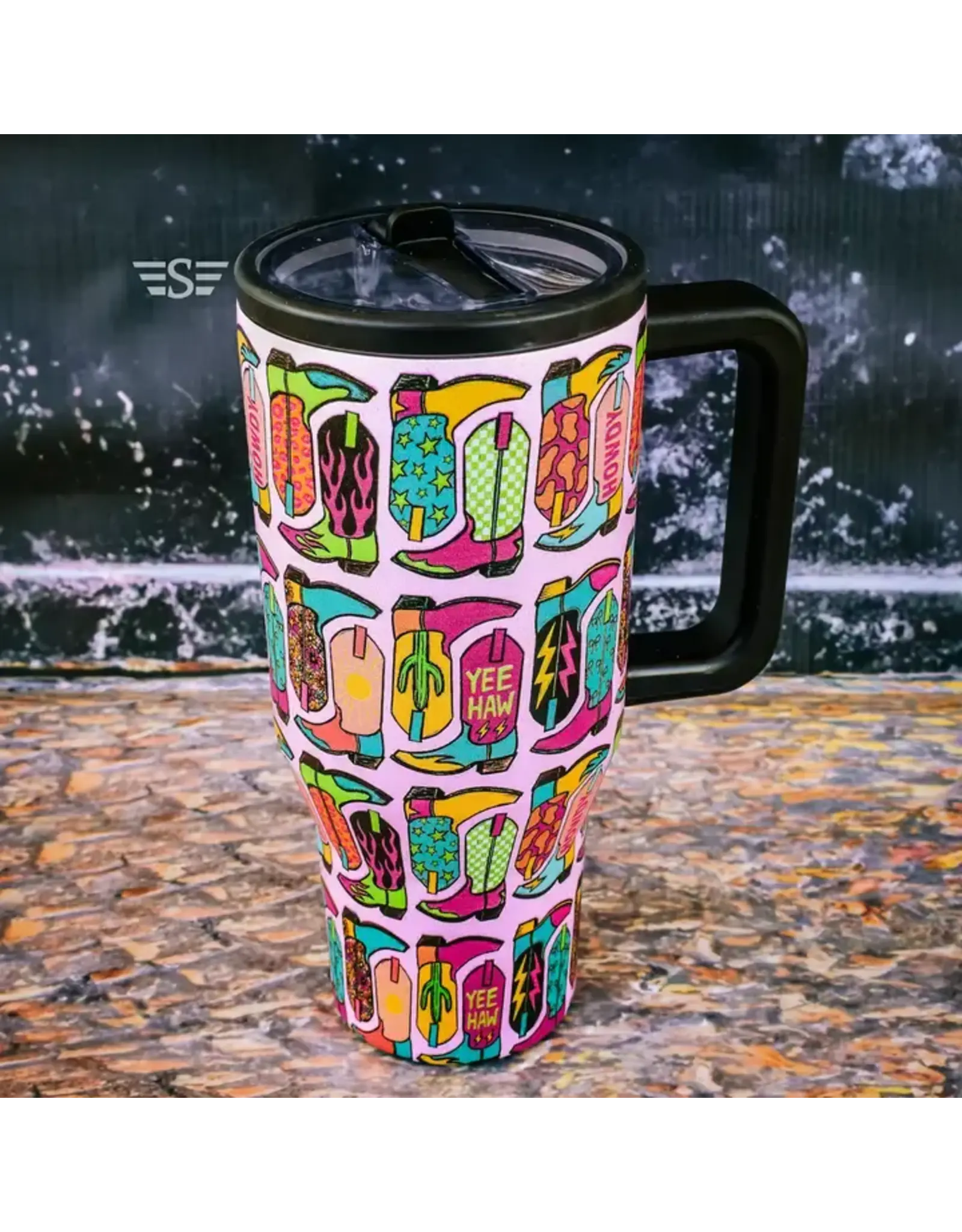 TUMBLER 32OZ VIBRANT BOOT SCOOTIN'