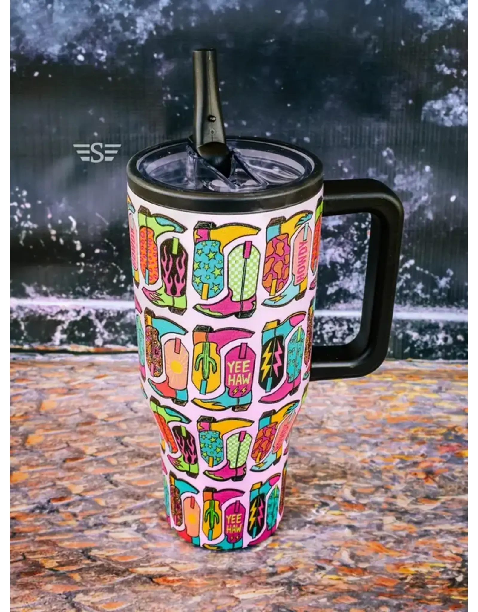 TUMBLER 32OZ VIBRANT BOOT SCOOTIN'