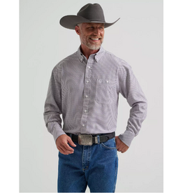 SHIRT MNS WRANGLER GEORGE STRAIGHT BLUE LAGOON