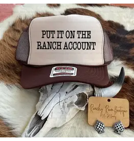 TRUCKER CAP WMS FOAM PUT IT ON THE RANCH ACCOUNT