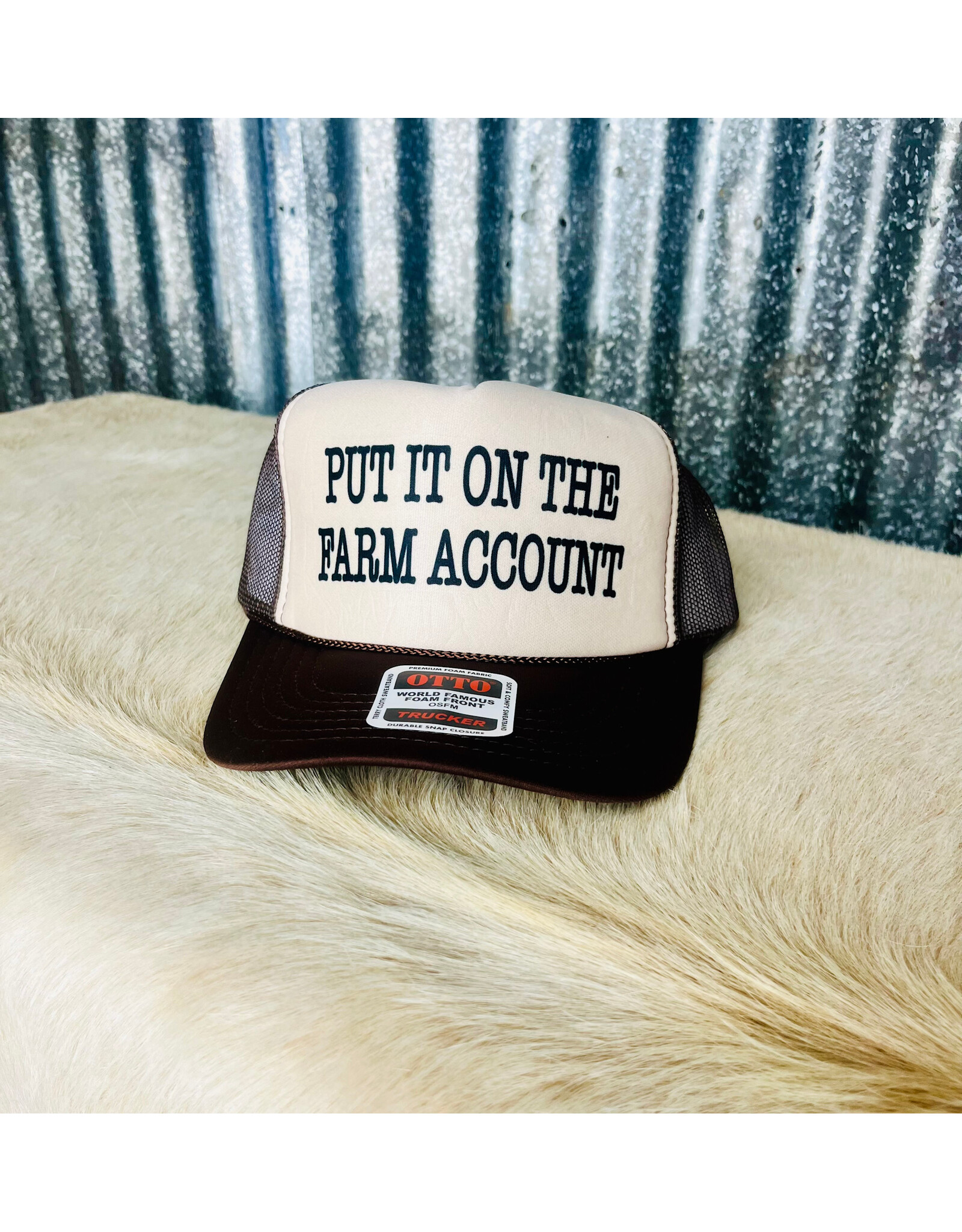 TRUCKER CAP WMS FOAM PUT IT ON THE FARM ACCOUNT