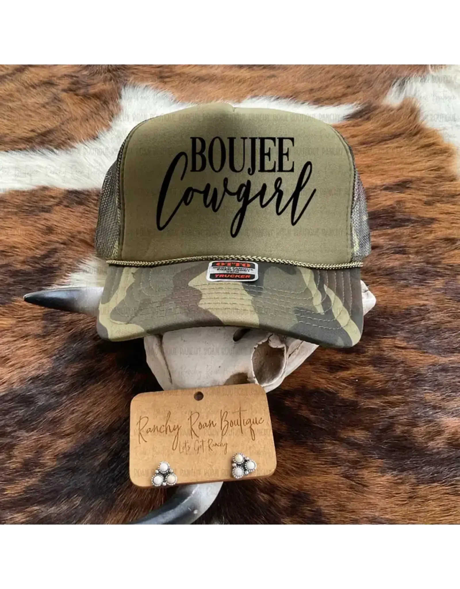 TRUCKER CAP WOMENS BOUJEE COWGIRL