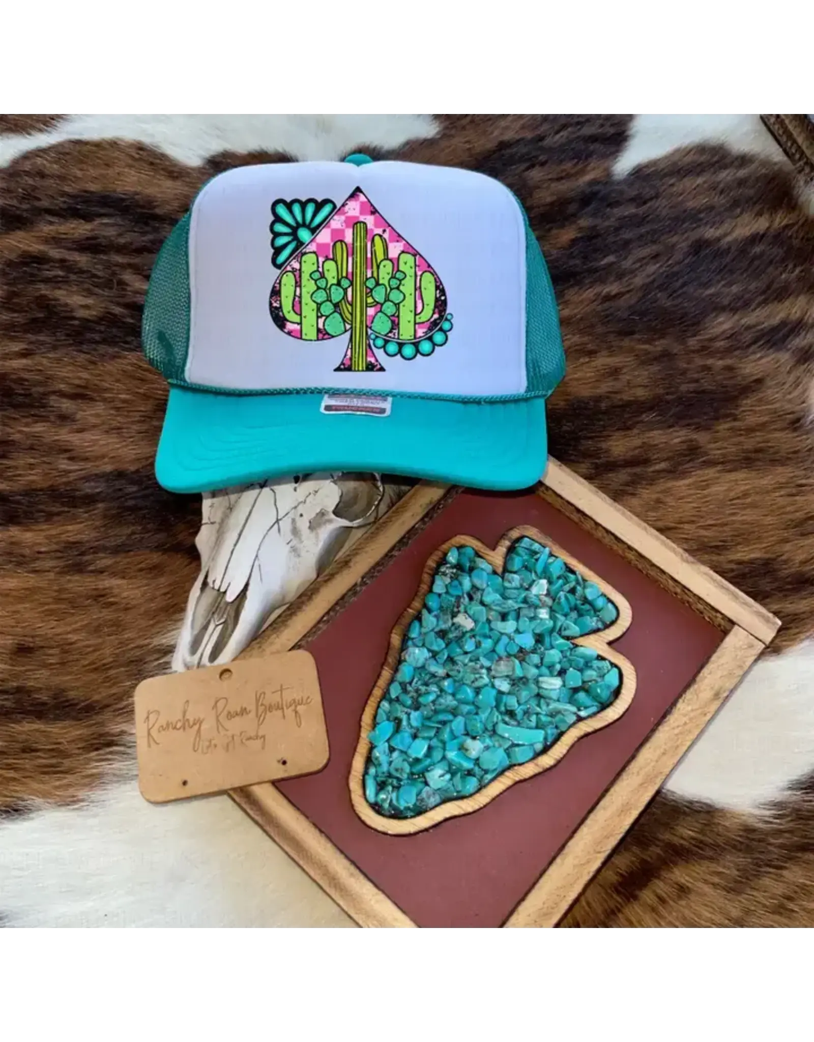 TRUCKER CAP WMS FOAM CACTUS SPADE