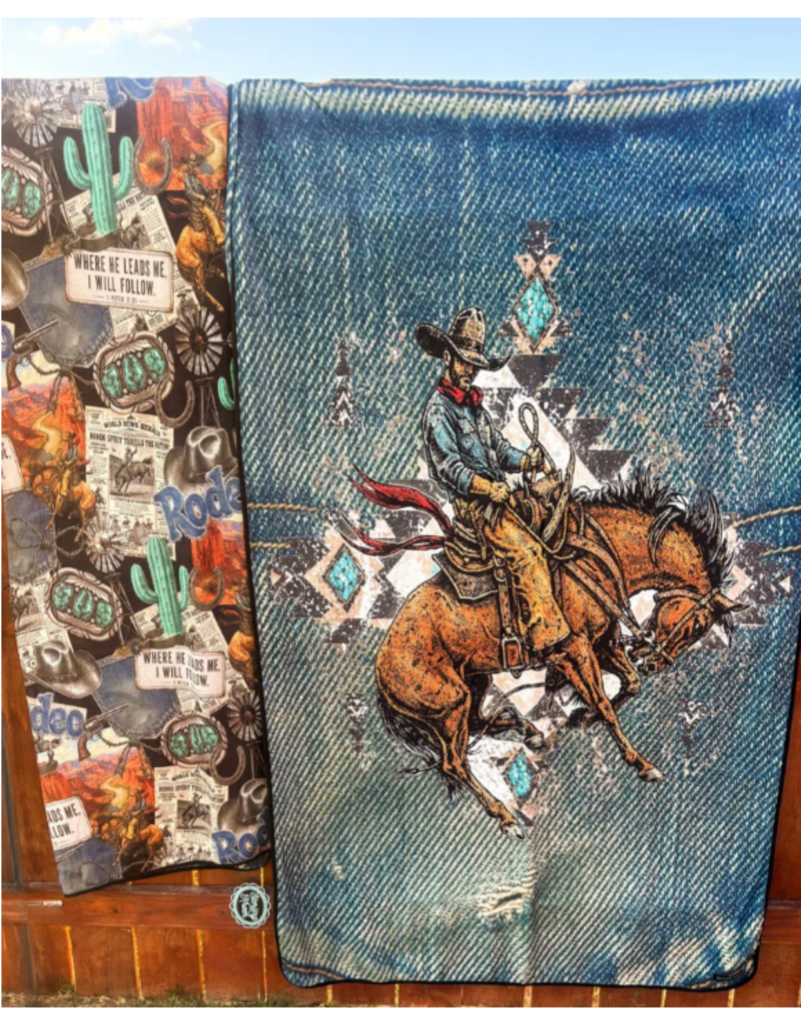BLANKET RETRO RODEO NIGHTS