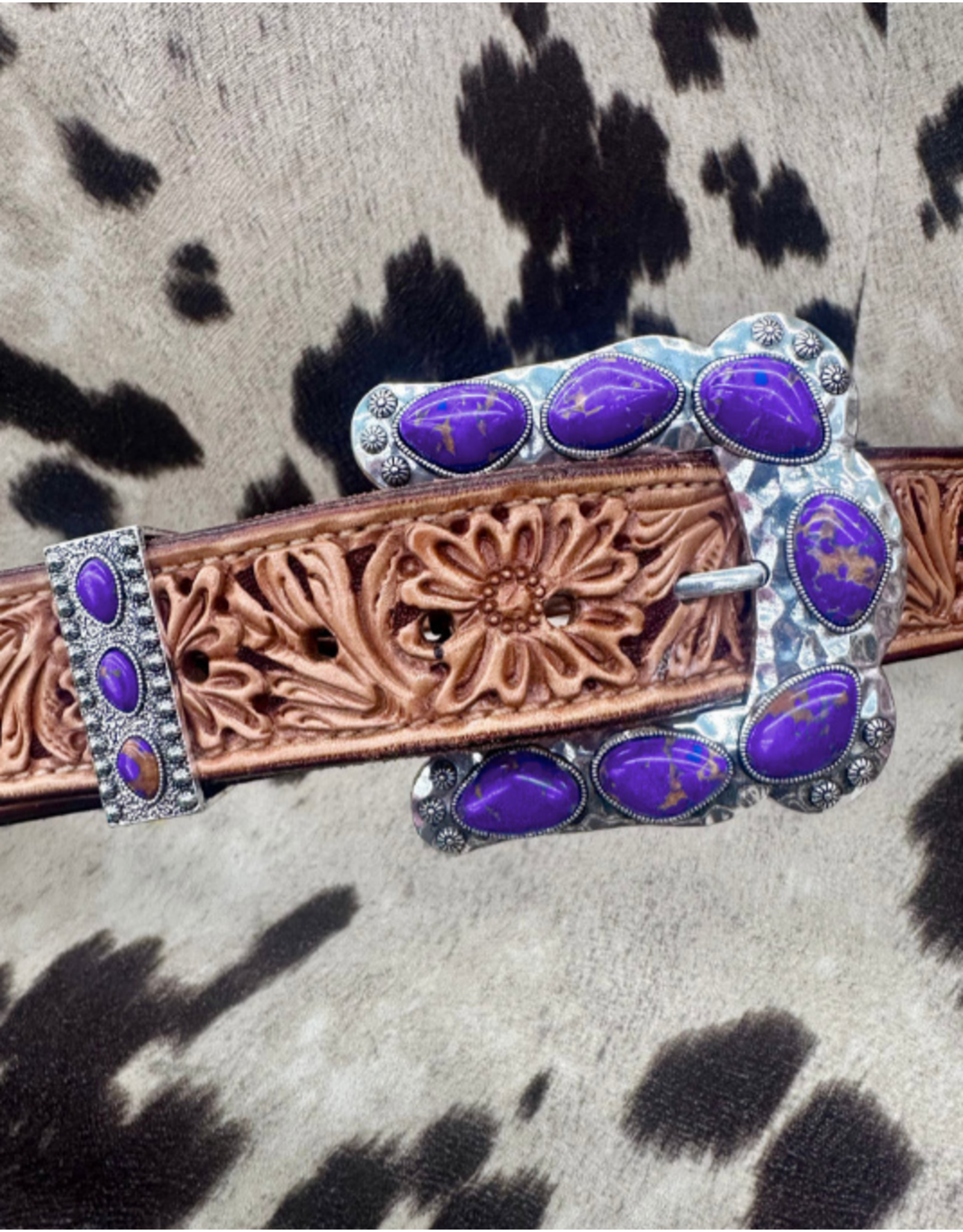 BELT BUCKLE BUCKLE UP PURPLE