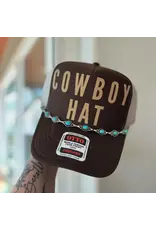 TRUCKER CAP WOMENS COWBOY HAT WITH CHAIN