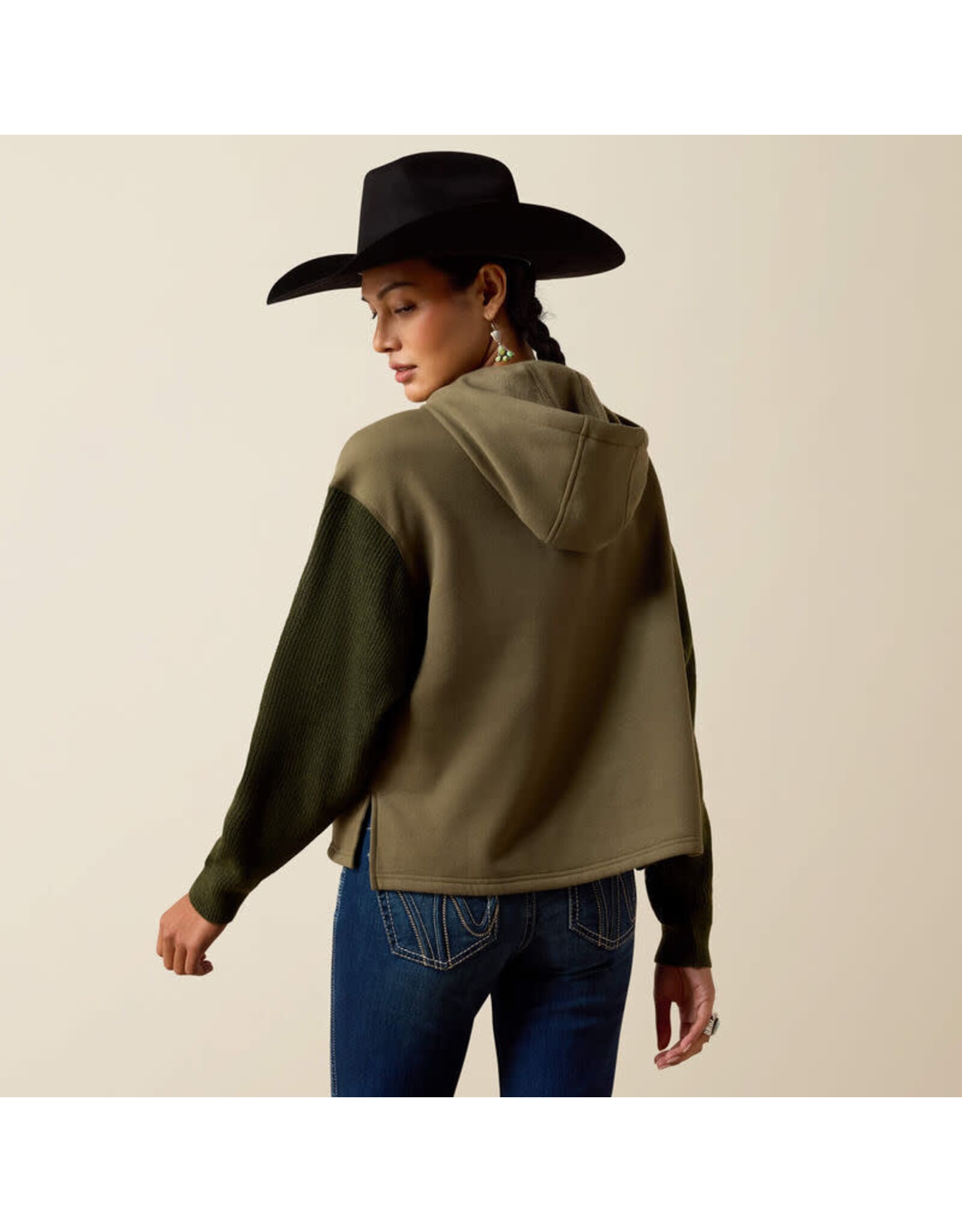 SWEATER WMS ARIAT IVY GREEN BOSEMAN