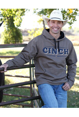 HOODIE MENS CINCH BROWN CINCH LOGO