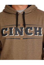 HOODIE MENS CINCH BROWN CINCH LOGO