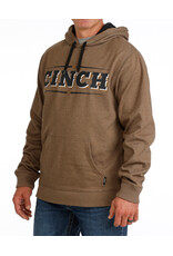 HOODIE MENS CINCH BROWN CINCH LOGO