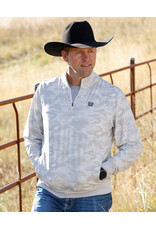 PULLOVER MNS CINCH 1/4 ZIP TAN CAMO