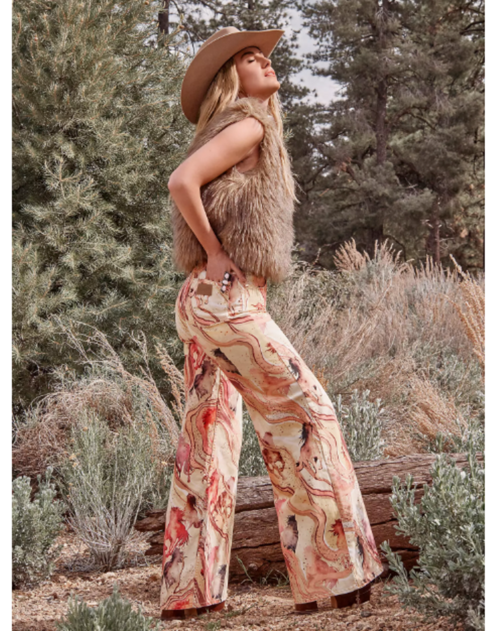 JEANS WMS WRANGLER LAINEY HORSE WIDE LEG