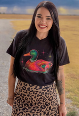 SHIRT WMS GRAPHIC TEE LUCKY DUCK