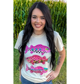 SHIRT WMS GRAPHIC TEE CATCH OF THE DAY