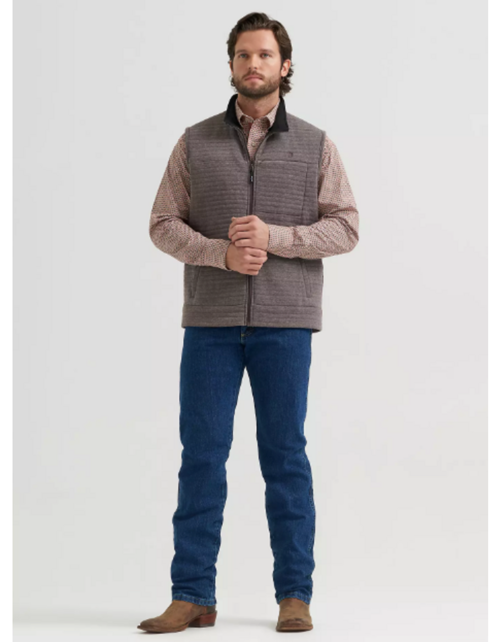 VEST MNS WRANGLER GEORGE STRAIT KNIT