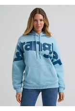 HOODIE WMS WRANGLER BLUE WITH LOGO