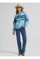 HOODIE WMS WRANGLER BLUE WITH LOGO