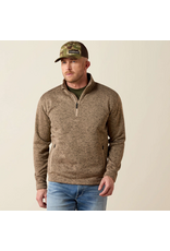 SWEATER MNS ARIAT 1/4 ZIP CALDWELL TAN