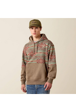 HOODIE MENS ARIAT COLOR BLOCK DRK BRNDL