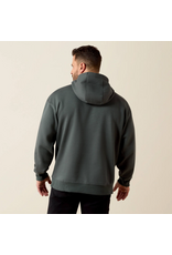 HOODIE MNS ARIAT REBAR WORKMAN STEEL GREEN