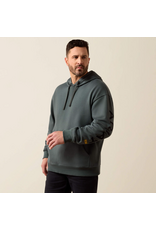 HOODIE MNS ARIAT REBAR WORKMAN STEEL GREEN