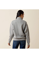 SWEATSHIRT WMS ARIAT 1/2 ZIP GRAY AZTEC