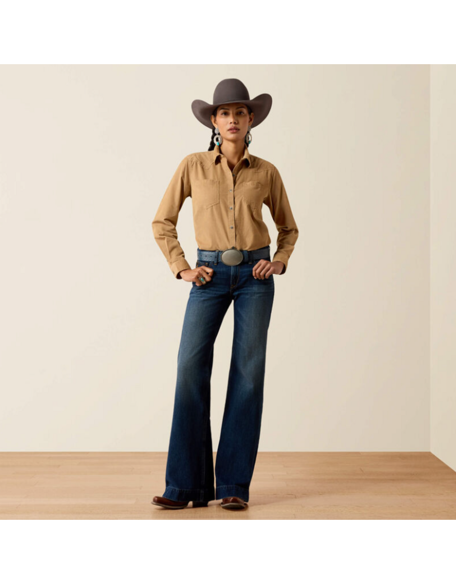 JEANS WMS ARIAT PETRA FLIPSIDE WIDE LEG