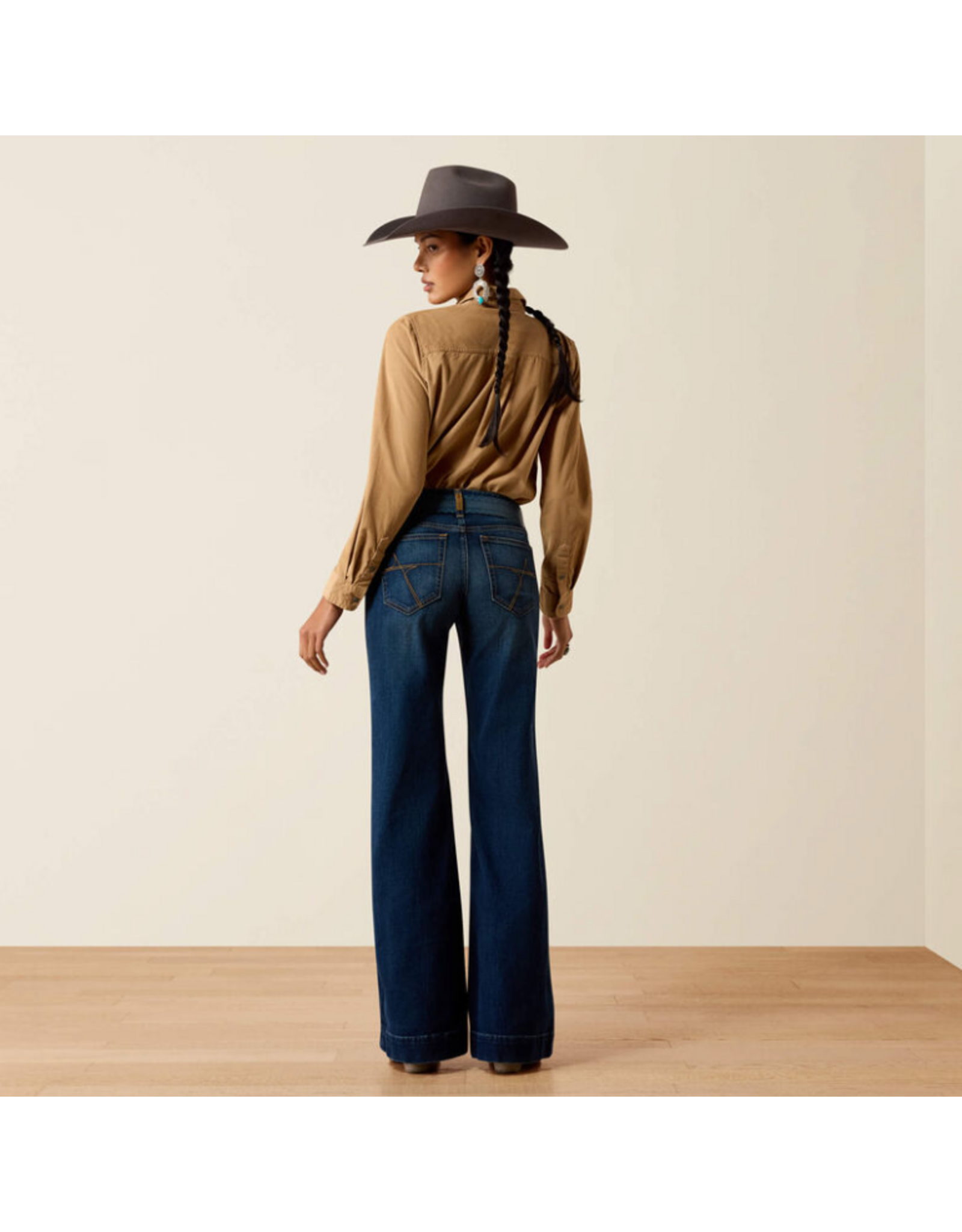 JEANS WMS ARIAT PETRA FLIPSIDE WIDE LEG