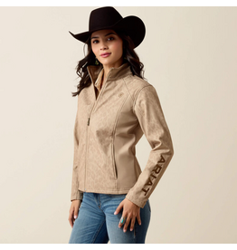 JACKET WMS ARIAT SOFTSHELL FADED LEOPARD