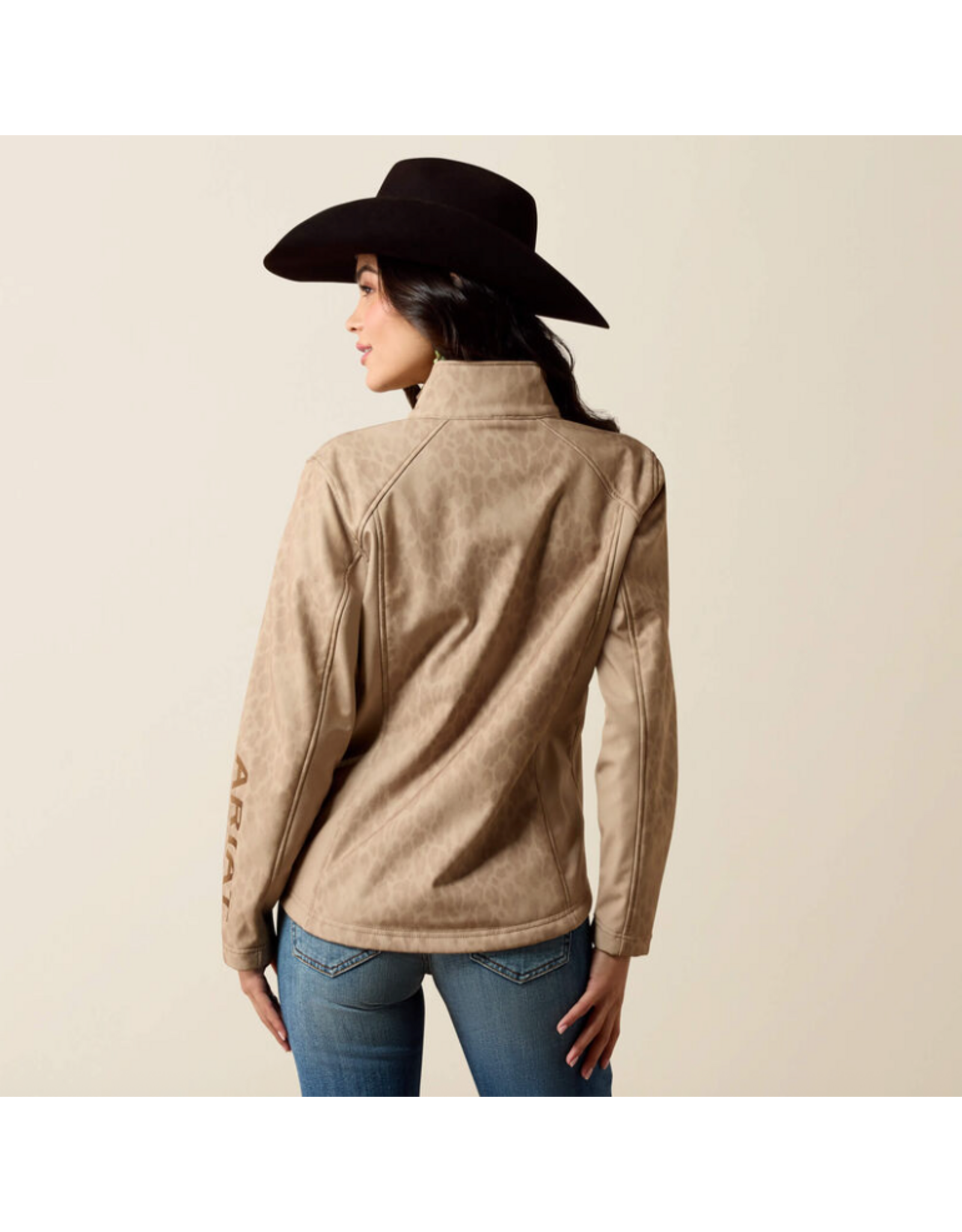 JACKET WMS ARIAT SOFTSHELL FADED LEOPARD