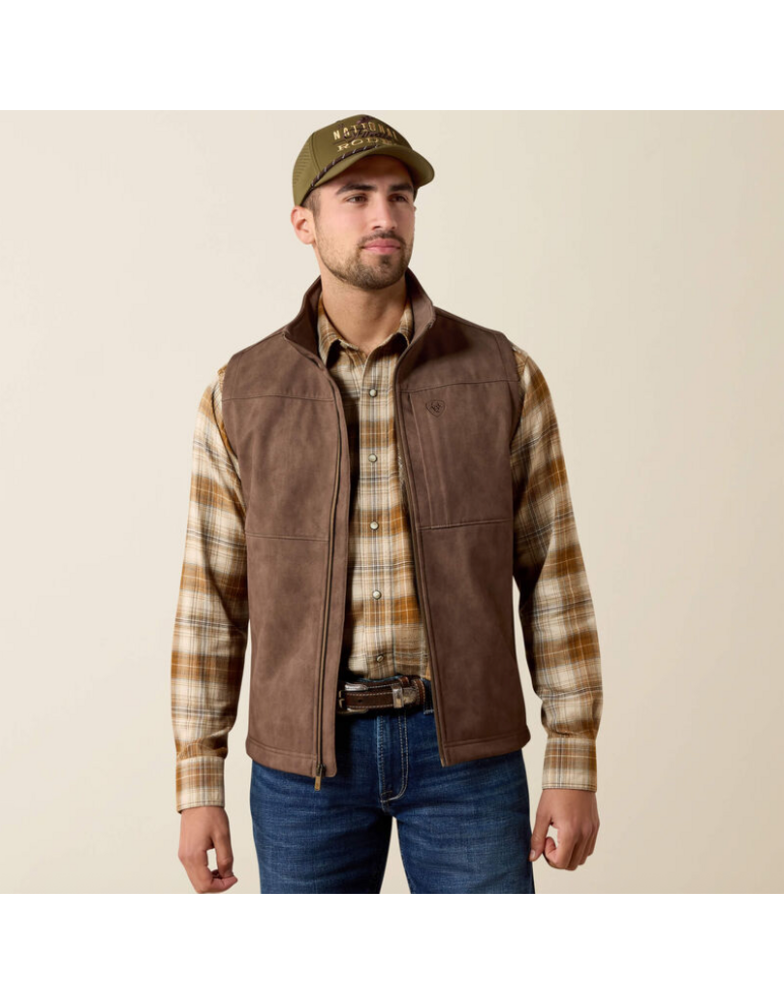 VEST MENS ARIAT VERNON SOFTSHELL WREN