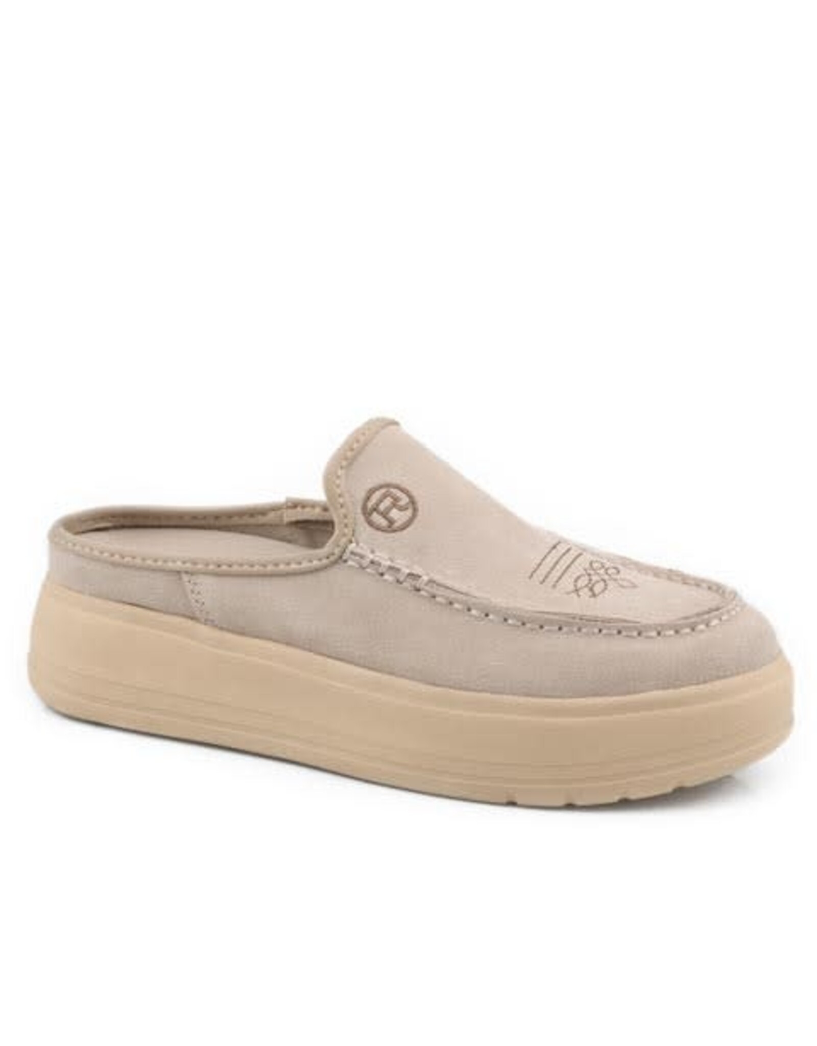 SHOES WMS ROPER MULE SUEDE BEIGE