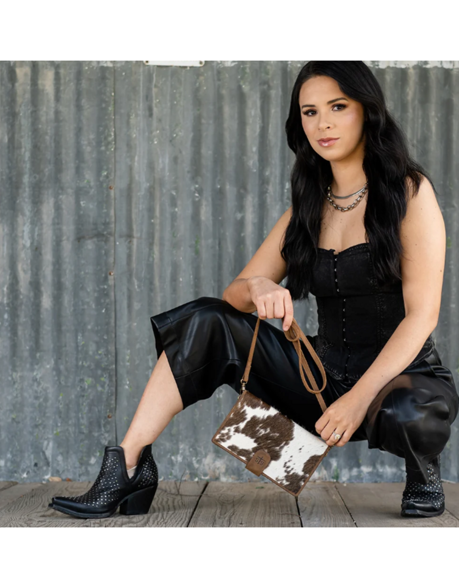 WALLET CROSSBODY WMS STS COWHIDE YETZY ORGANIZER