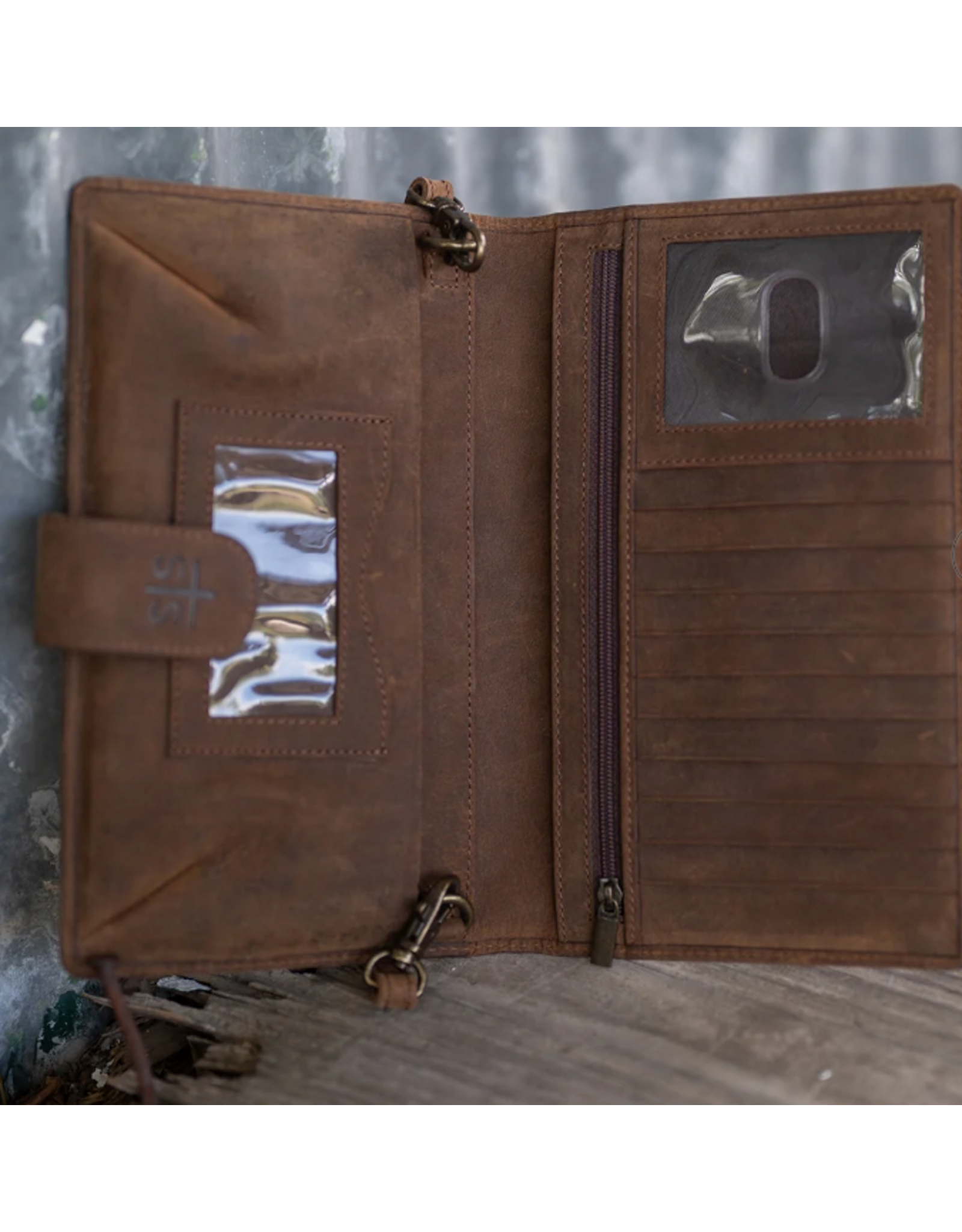 WALLET CROSSBODY WMS STS COWHIDE YETZY ORGANIZER