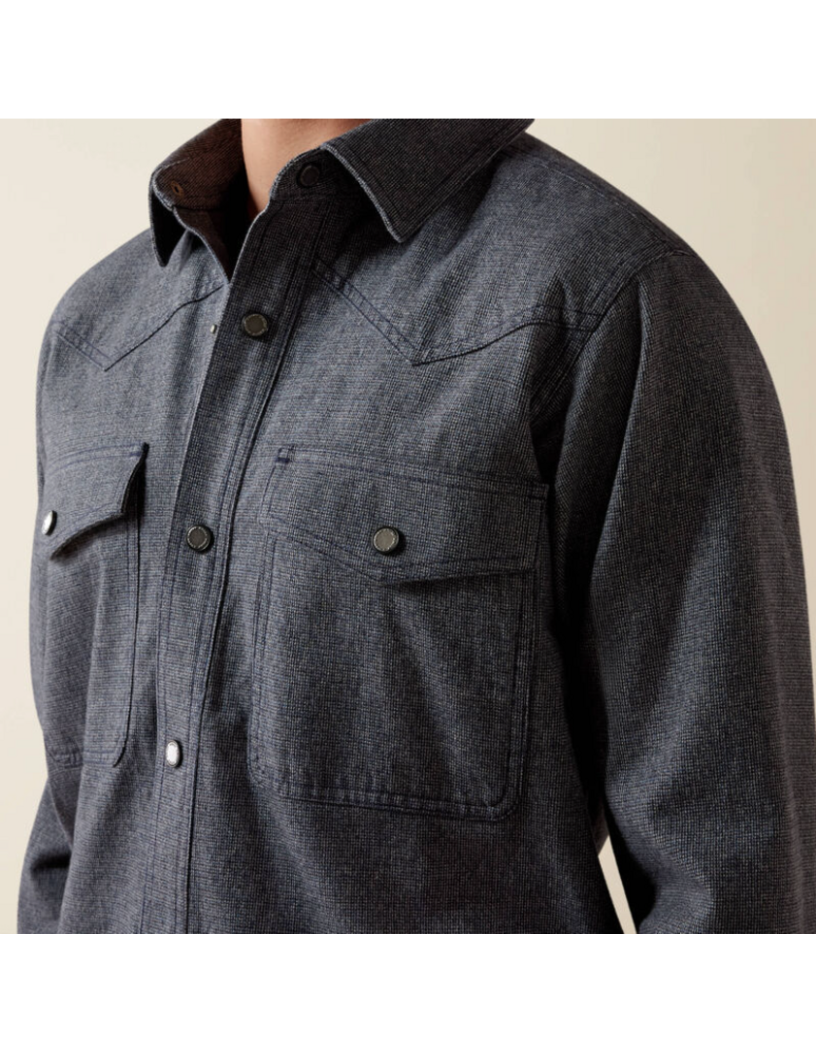 SHIRT JACKET MNS ARIAT MENSWEAR INKWELL