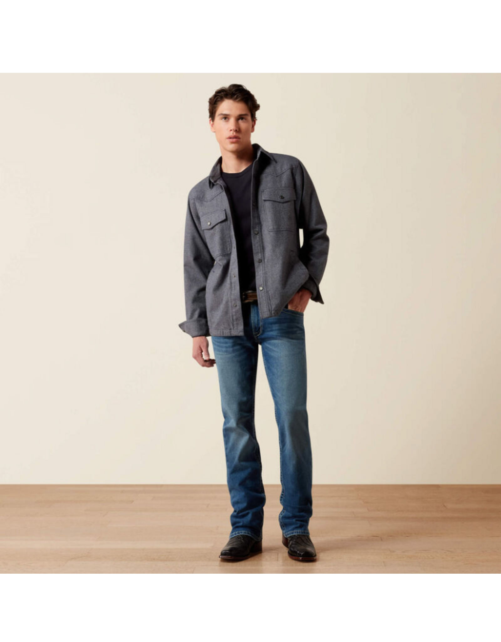 SHIRT JACKET MNS ARIAT MENSWEAR INKWELL
