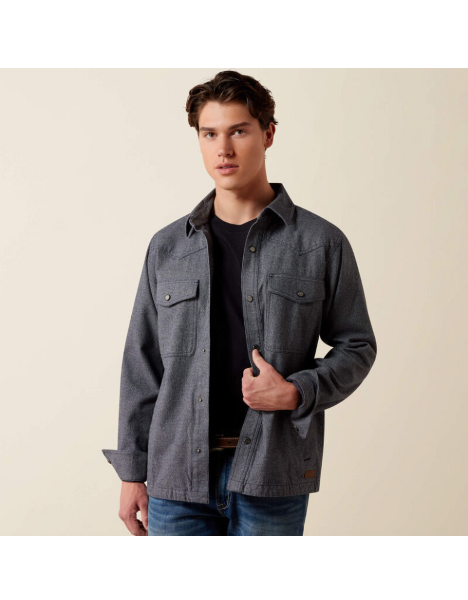 SHIRT JACKET MNS ARIAT MENSWEAR INKWELL