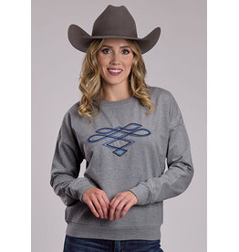 SWEATSHIRT WMS LS HEATHER GRAY BOOT
